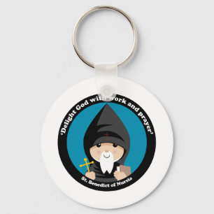 Benedikt von Nursia Schlüsselanhänger