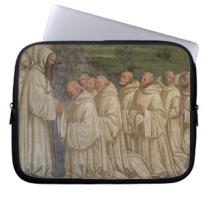 Benediktiner-Mönche, vom Leben von St. Benedict ( Laptopschutzhülle