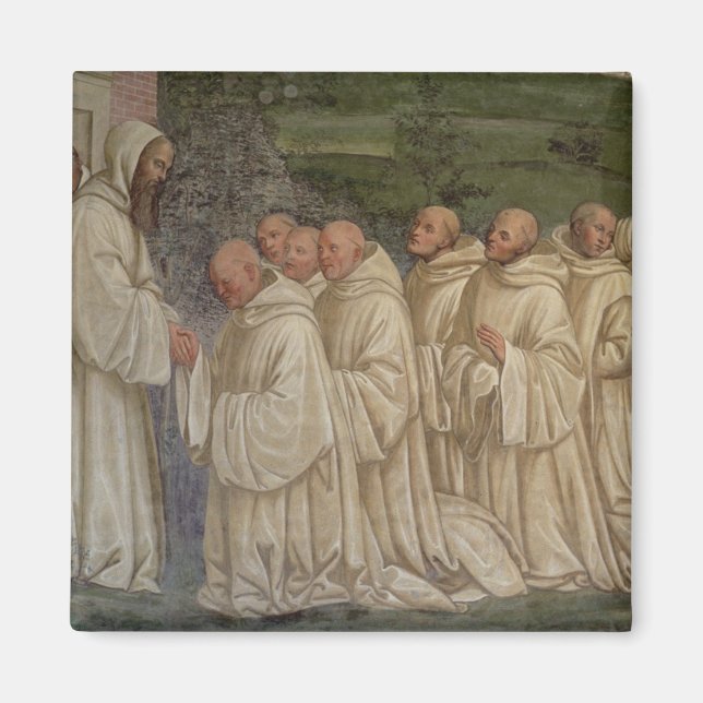 Benediktinermönche, aus dem Leben des Hl. Benedikt Magnet (Vorne)