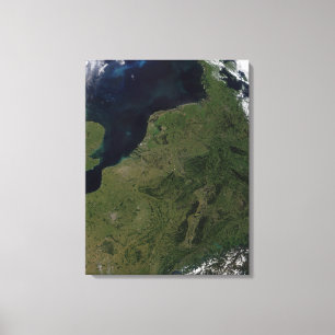 Benelux-Länder Leinwanddruck