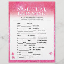 Benennen Sie das Baby Song [Schneepinke]