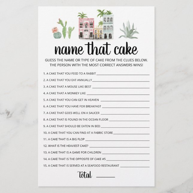 Benennen Sie das Party mit Answers (Vorderseite)