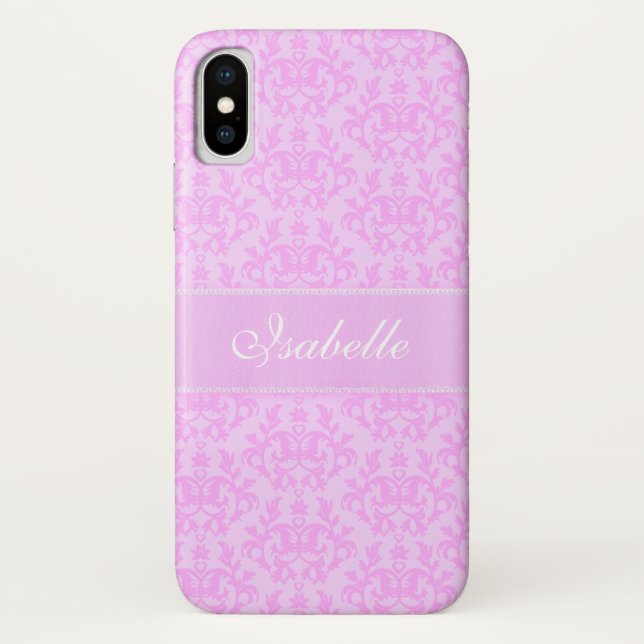 Benennen Sie den benutzerdefinierten Fall Damask l Case-Mate iPhone Hülle (Rückseite)