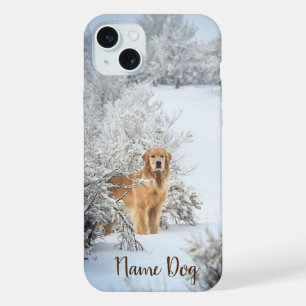 Benennen Sie Ihren goldenen Retriever in den Telef iPhone 15 Plus Hülle