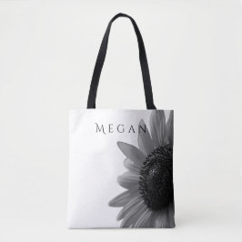 Benennen Sie Ihren Namen Elegante Schwarz & Weiß S Tasche