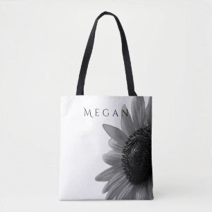 Benennen Sie Ihren Namen Elegante Schwarz & Weiß S Tasche