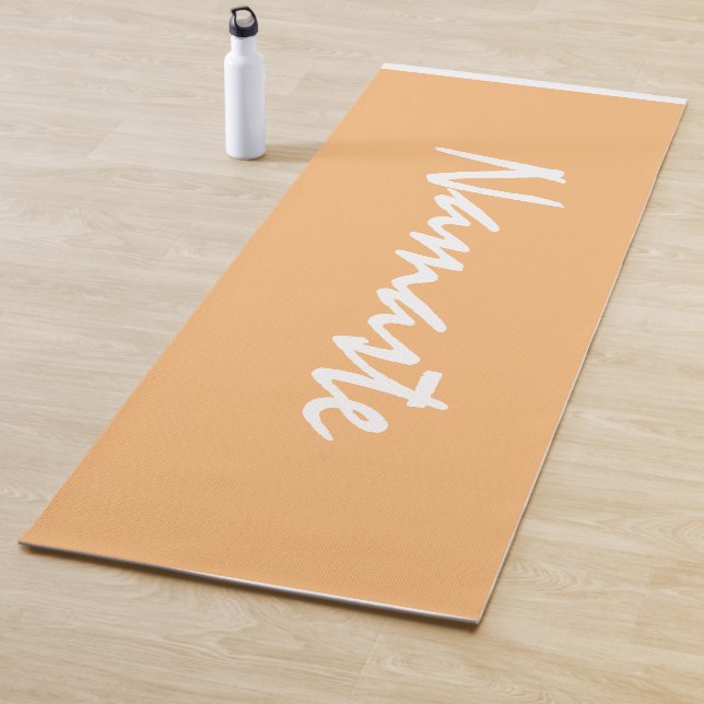 Benennung der Orange-Muster-Fitness Yogamatte (Beispiel)