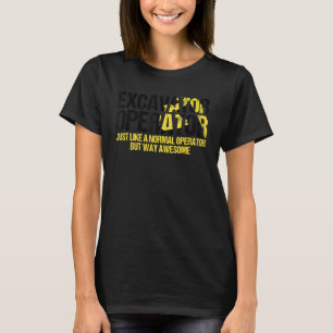 Benennung des Baggerbetreibers für Bagger Sand D T-Shirt