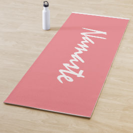 Benennung Fitness Pink Coral Chic Yogamatte