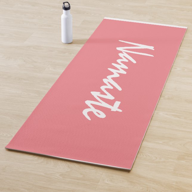 Benennung Fitness Pink Coral Chic Yogamatte (Beispiel)