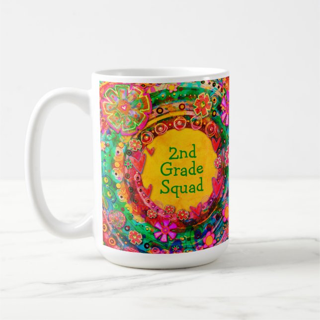 Benennungsklassenkopf für lustige Lehrer Kaffeetasse (Links)