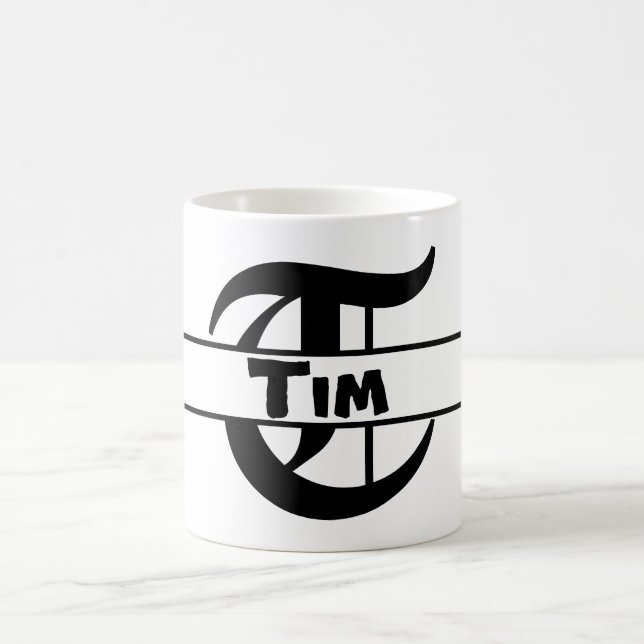 Benennungsschreiben anpassen kaffeetasse (Mittel)