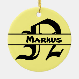 Benennungsschreiben anpassen keramik ornament