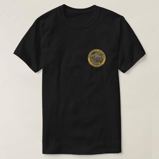 bénévole de recherche psychédélique T-shirt classi (Design devant)