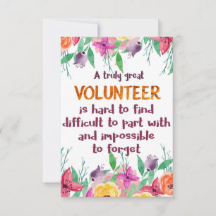 Bénévole Merci Bénévole cadeau d'appréciation