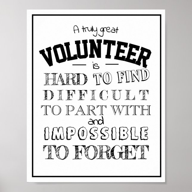 Bénévoles Appréciation Merci déco de bureau mur (Devant)