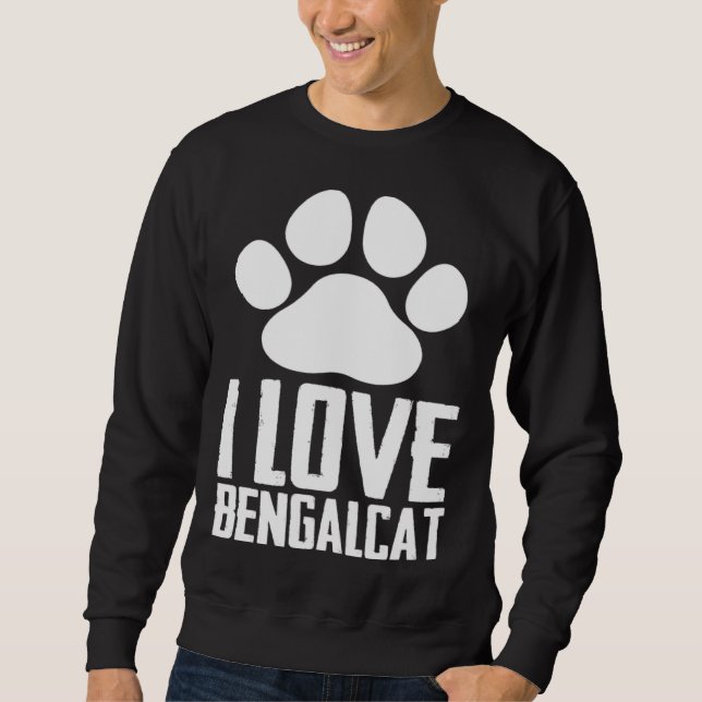 Bengal  Bengal cat  Bengal mom  6 Sweatshirt (Vorderseite)