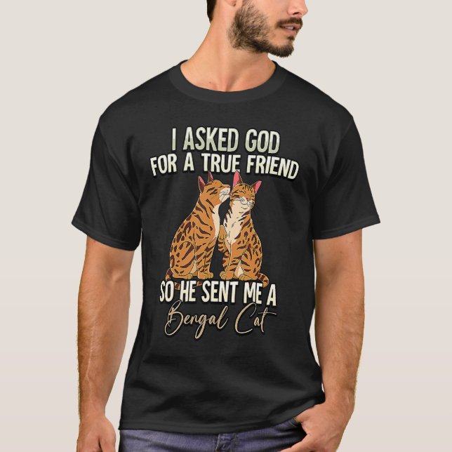 Bengal-Katze  10 T-Shirt (Vorderseite)