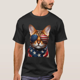 Bengal-Katze 4. Juli Unabhängigkeitstag Besitzer P T-Shirt