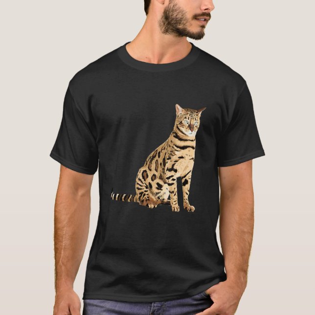 Bengal-Katze T-Shirt (Vorderseite)