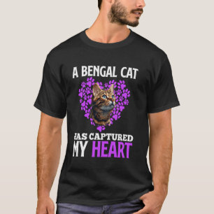 Bengal-Katzen EINE BENGAL-KATZE HAT MEIN HERZ ERob T-Shirt
