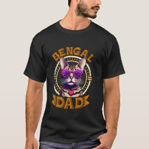 Bengal-Katzen-Vater BENGAL-VATER Katzenbesitzer Be T-Shirt