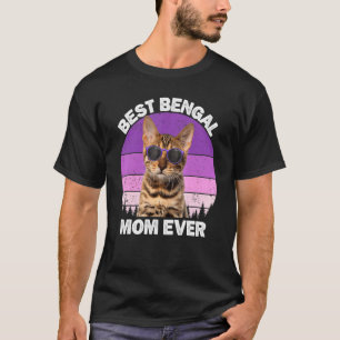 Bengal-Katzenmutter Vintage-Bengal-Katze Besitzeri T-Shirt