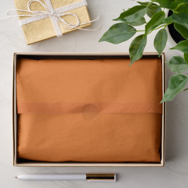 Bengal Tiger Orange Farbausbruch Seidenpapier (Geschenk)