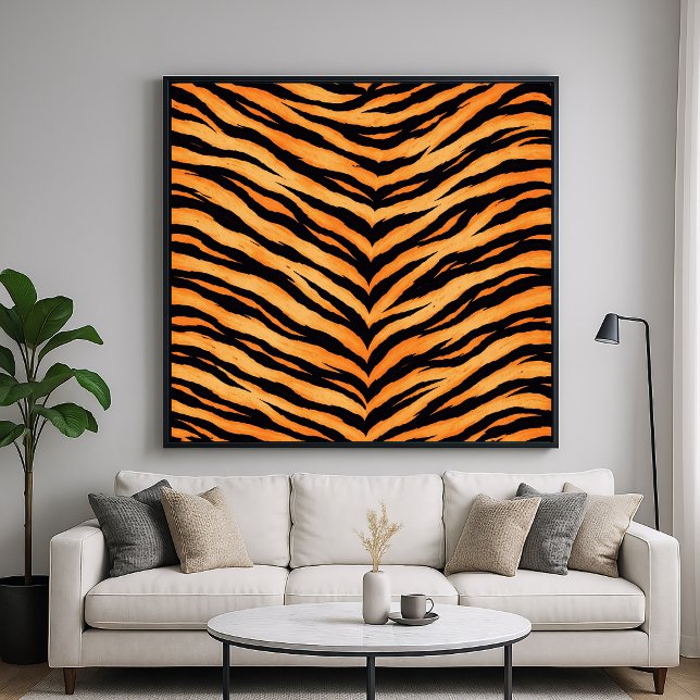 Bengal-Tiger-Tiermuster Poster (Von Creator hochgeladen)