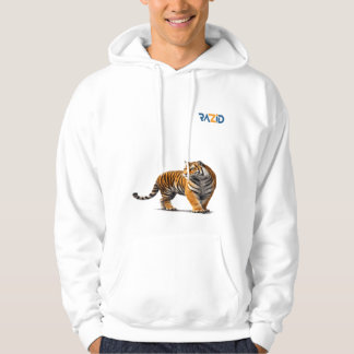 Bengal-Tiger Vollkörper – Realistische Wildtier-Po Hoodie