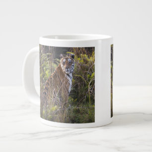 Bengal-Tigerin im hohen Gras, beim Versuch zu jage Jumbo-Tasse