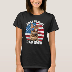 Bengal-Vater 4. Juli Bengal-Katze Besitzer Kitty K T-Shirt