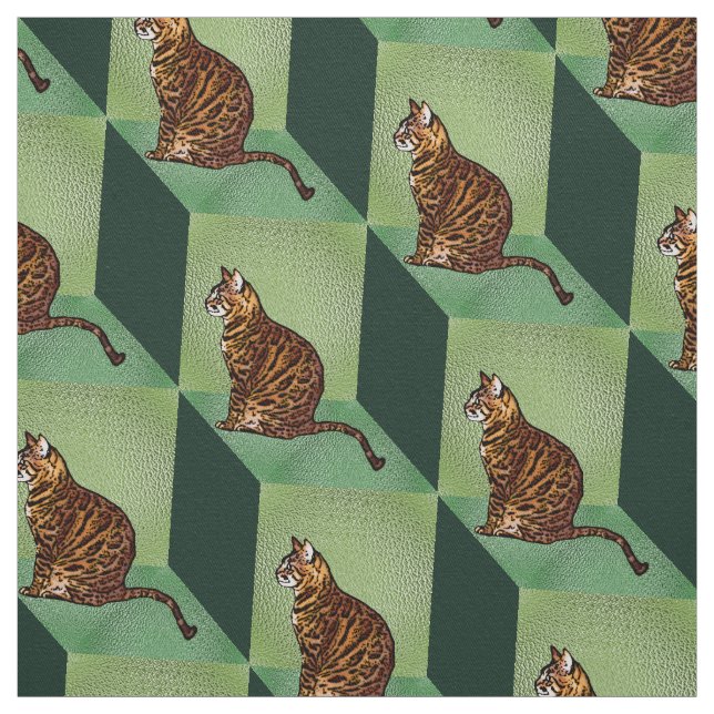 Bengale sur un tissu de boîte (Échantillon)