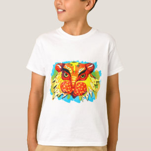 Bengali-neues Jahr-Löwe-Kleid T-Shirt