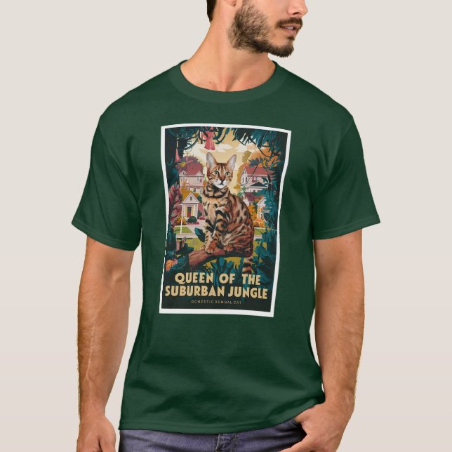 Bengalisch: Alle hageln die Königin T-Shirt (Vorderseite)