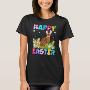 Bengalisch Cat Happy Osterfest Bengalischer Katze  T-Shirt