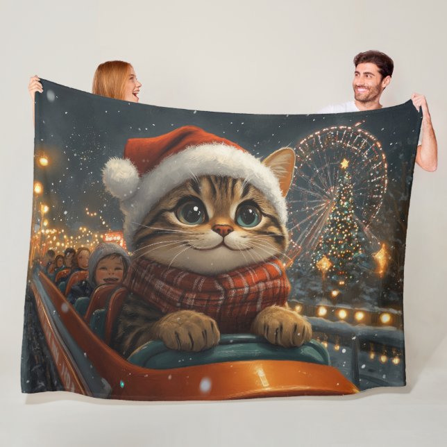 Bengalisch Cat Roller Untersetzer Weihnachten Fleecedecke (Beispiel)