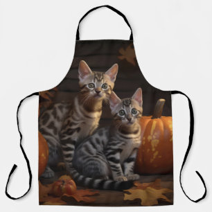 Bengalisch Kitten Autumn Delight Pumpkin Schürze