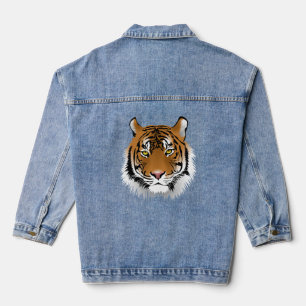 BENGALISCH TIGER ART Denim jean Jacket Jeansjacke