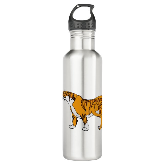 Bengalisch Tiger Edelstahlflasche (Vorderseite)