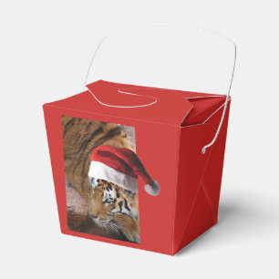 Bengalisch Tiger Santa Claus Geschenkschachtel