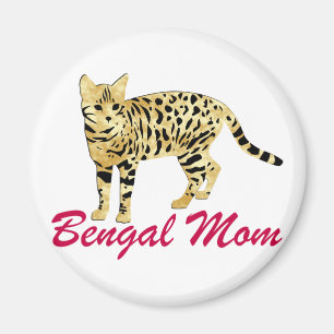 Bengalische Cat-Mama Magnet