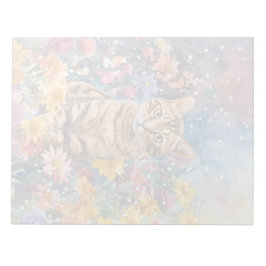 Bengalische Katze - 11" x 8,5" Notepad Notizblock