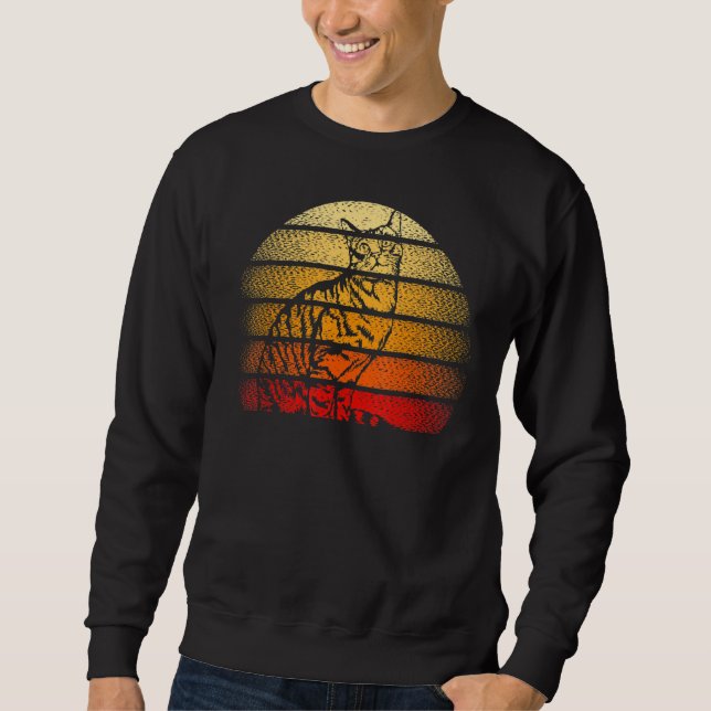 Bengalische Katze 1 Sweatshirt (Vorderseite)