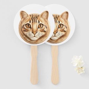 Bengalische Katze 3D Inspiriert Fächer