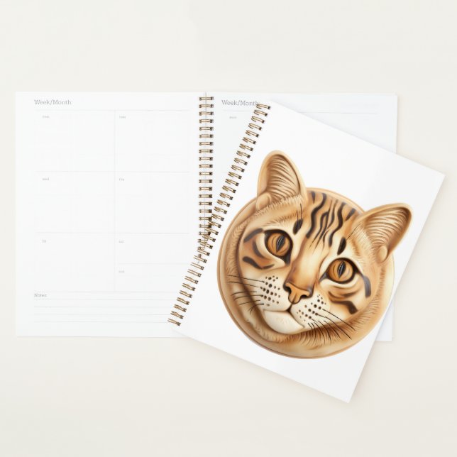 Bengalische Katze 3D Inspiriert Planer (Anzeige)