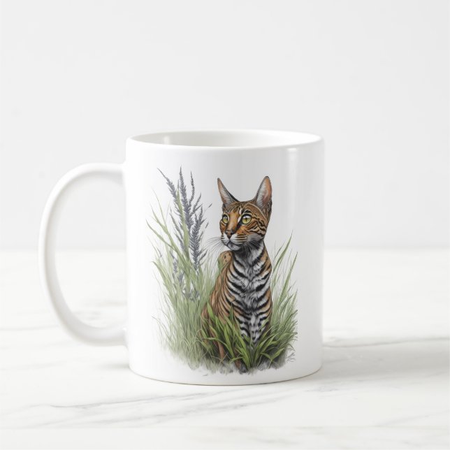Bengalische Katze Kaffeetasse (Links)