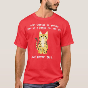 Bengalische Katze nie Null T-Shirt