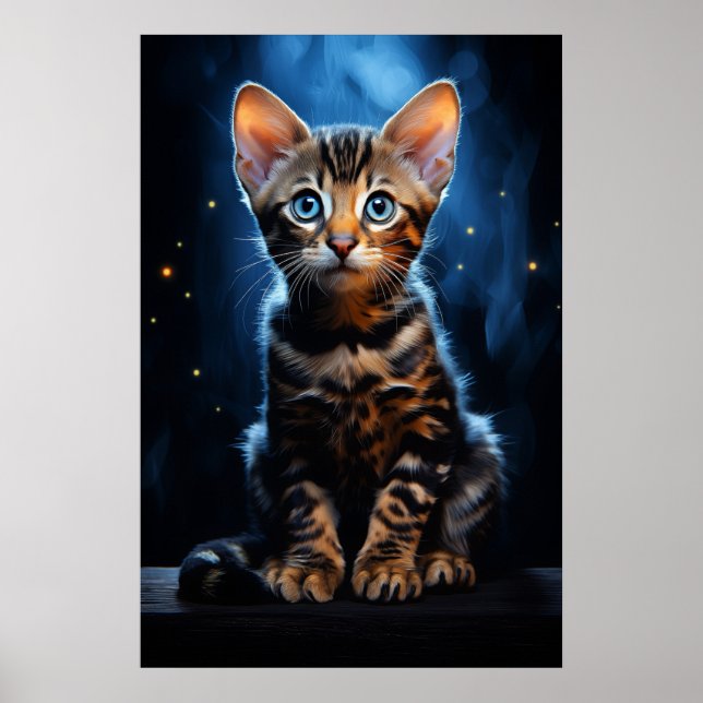 Bengalische Katze Poster (Vorne)