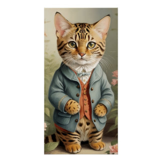 Bengalische Katze Poster